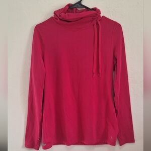 Danskin Now Pink Long Sleeve Turtleneck Women's Sweater Size M